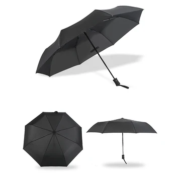 

New Umbrella Fine-quality Automatic Tri-fold Umbrella Men and Women Gift Business Folding Paraguas