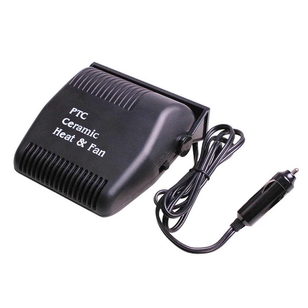 Three Holes Black Heating Cooling Fan Defroster Defogger 150W Car 12V Car Heater
