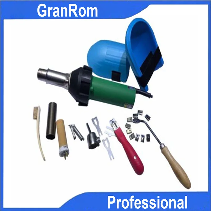 

Vinyl Floor Hot Air Welding Kit With Plastic Heat Gun Heating Element And Accessories for PP HDPE TPO PVC ROOF WELDIN