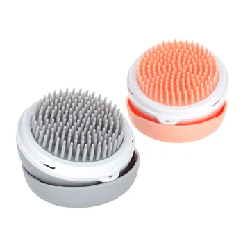 

Pet Hair Wash Brush Head Body Shampoo Massager Comb For Pet Tools Cat Kittens Massage Shower Bath Brush Props#0810g30