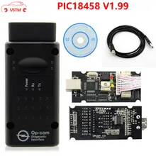 Op Com Voor Opel V1.70 OBD2 OP-COM Auto Diagnostische Scanner Real PIC18f458 Opcom Voor Opel Auto Diagnostic Tool Flash Firmware