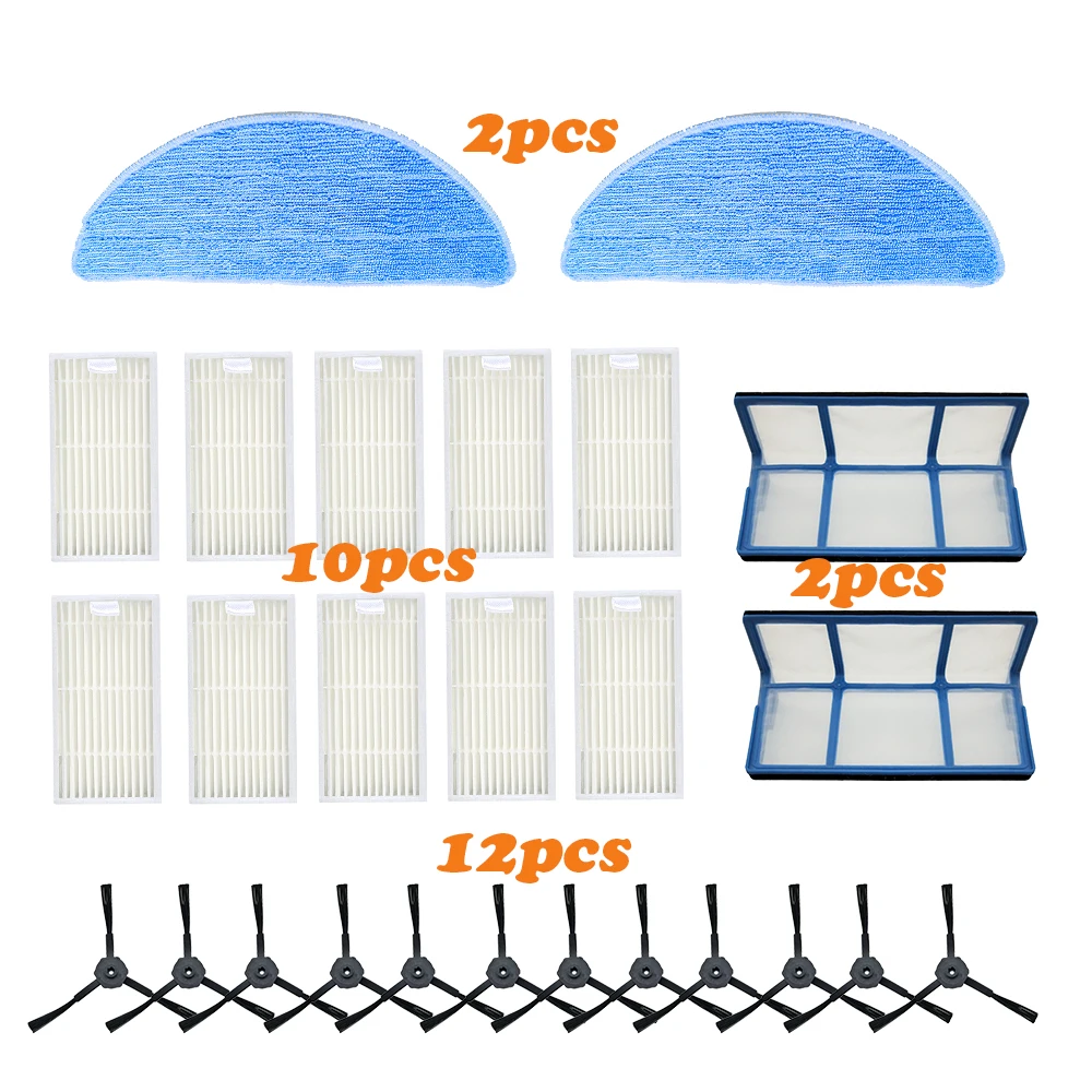 

Primary dust Filter side brush Efficient Hepa Filter for ilife v5pro V50 V55 x5 v5s pro v5 v5s V3 V3s robot vacuum cleaner Parts