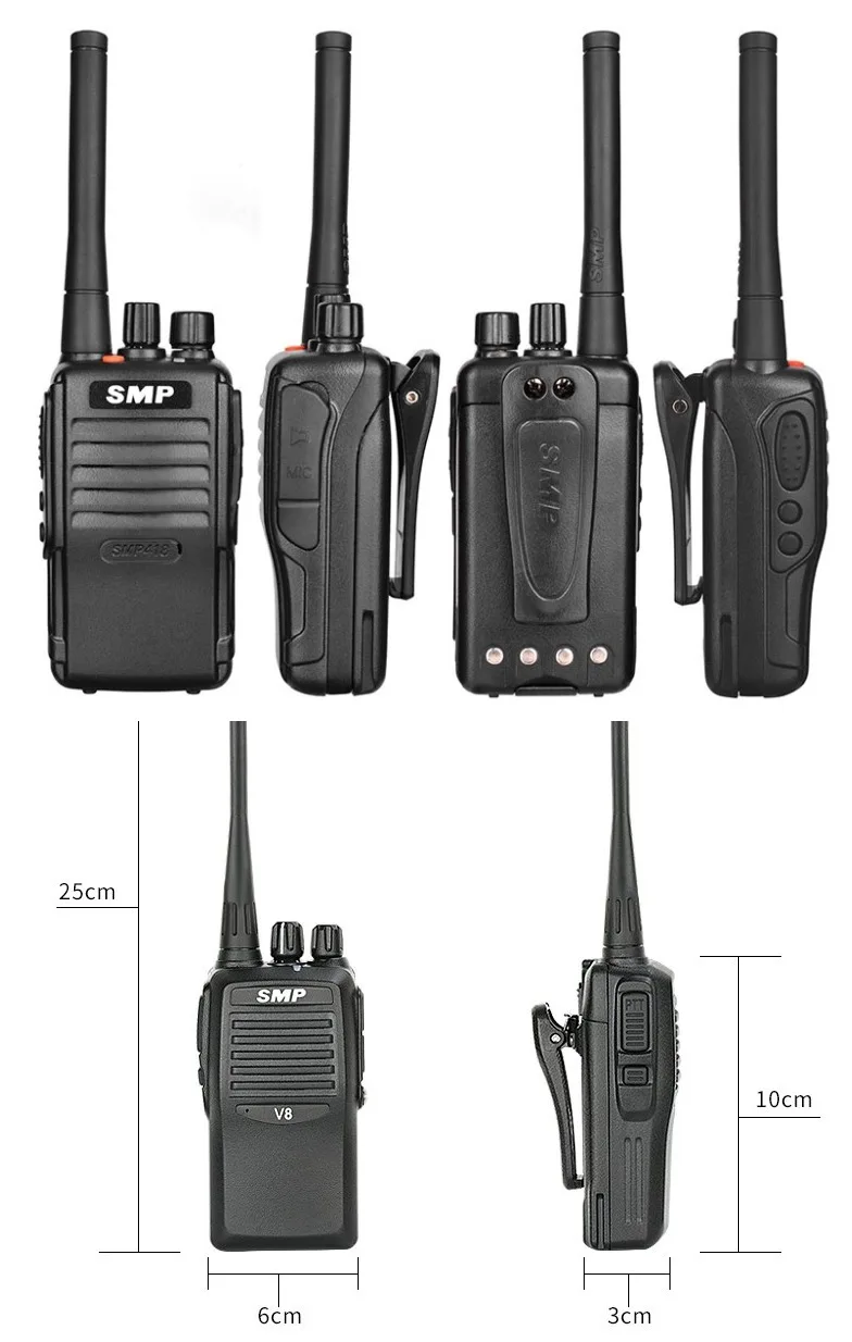 

P418 P-v8 Civil Work Site High-Power Hotel KTV Restaurant Handheld Device Self-driving Travel Walkie-talkie