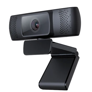 

Webcam with Microphone, Autofocus Webcam,1080P Full HD Webcam Streaming Computer Web Camera for Video Calling, Conferencing