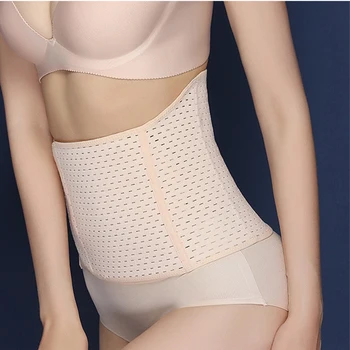 

Hollow Out Breathable Tummy Shaper Stomach Slimming Belt Body Shaper Adjustable Postpartum Abdominal Girdles for Women Shapewear