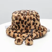 Женская зимняя шапка из искусственного меха, Женская однотонная утолщенная шапка для отдыха, мягкая теплая шапка для рыбалки, Панама@ D