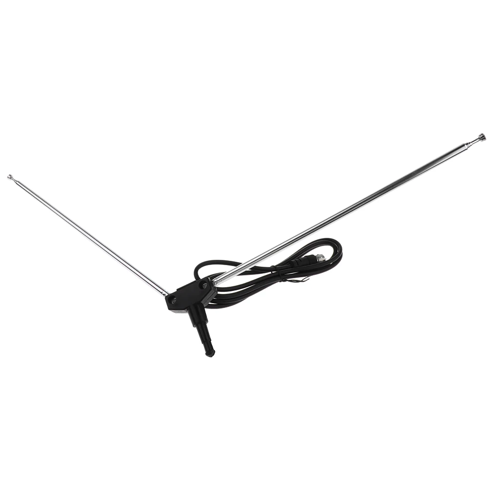 Digital HDTV Antenna Indoor,Multi directional TV Antenna with Extendable Rods for Enhanced VHF/ FM TV Antenna
