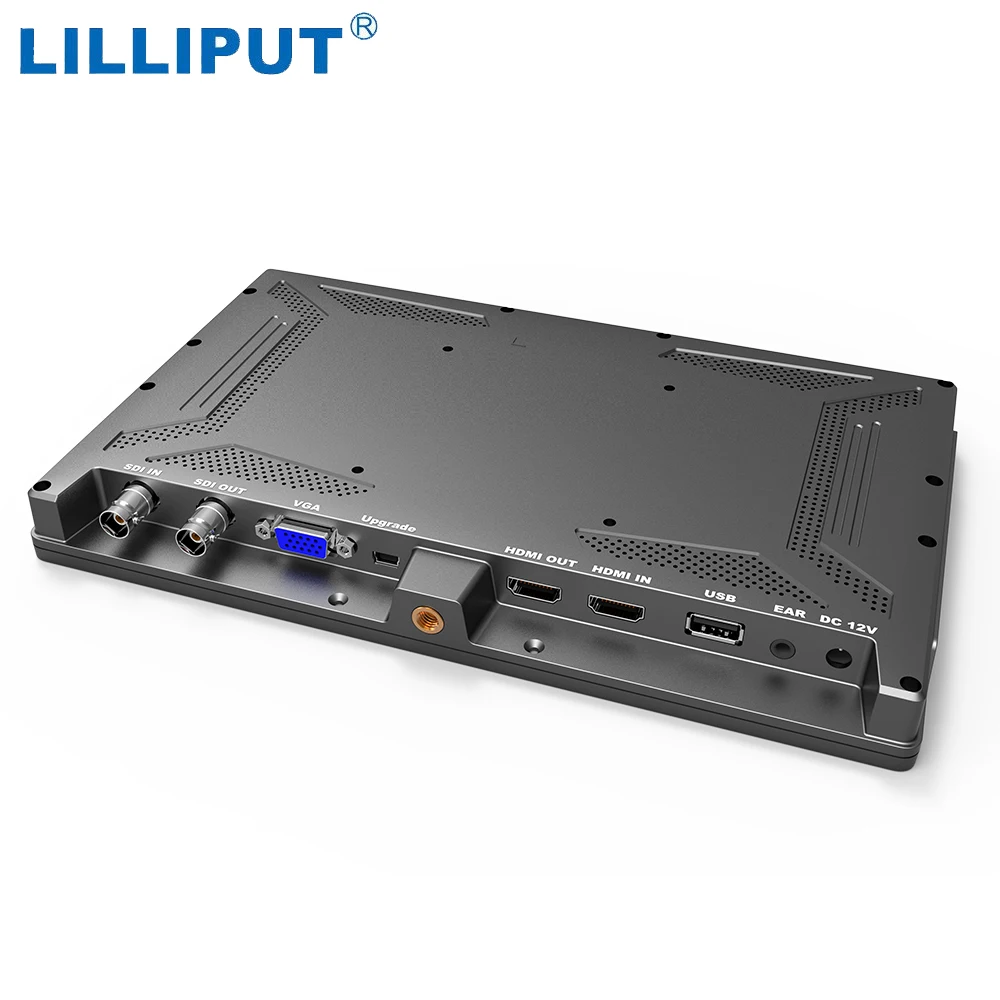 Lilliput A11 10.1 inch FHD PRO 4K HDMI SDI VGA Input Broadcast Monitor with G+G Technology V-Mount