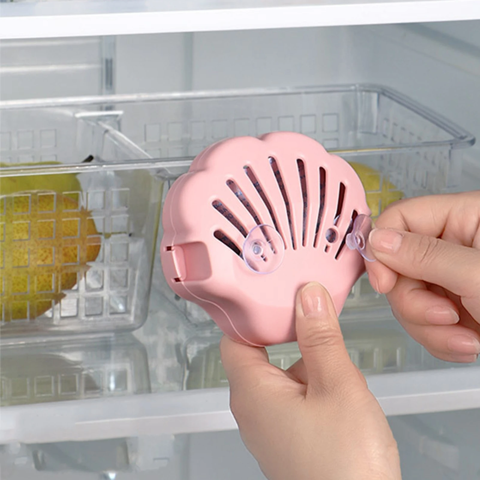 Suction Cup Fridge Activated Carbon Deodorant Box Freezer Deodorizer Air Purifier Smell Odor Remover Home Accessories