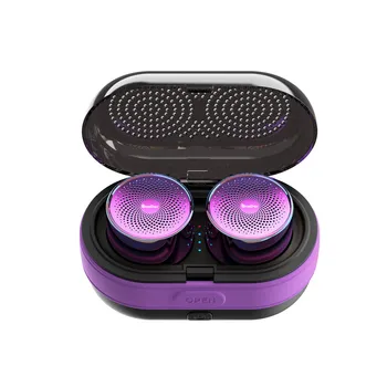 

HIPERDEAL Portable Blueteeth Speaker Magnetic Connectable Base Real Stereo Subwoofer, Outdoor Sports Portable Bluetooth Speaker