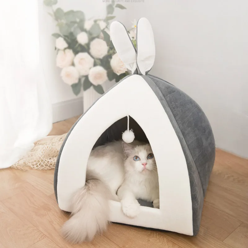 Кошачий наполнитель, зимние теплые товары для кошек, питомник, четыре сезона, универсальный питомник для маленьких собак, Осень-зима, теплая спальная кровать для кошек, WJ111620