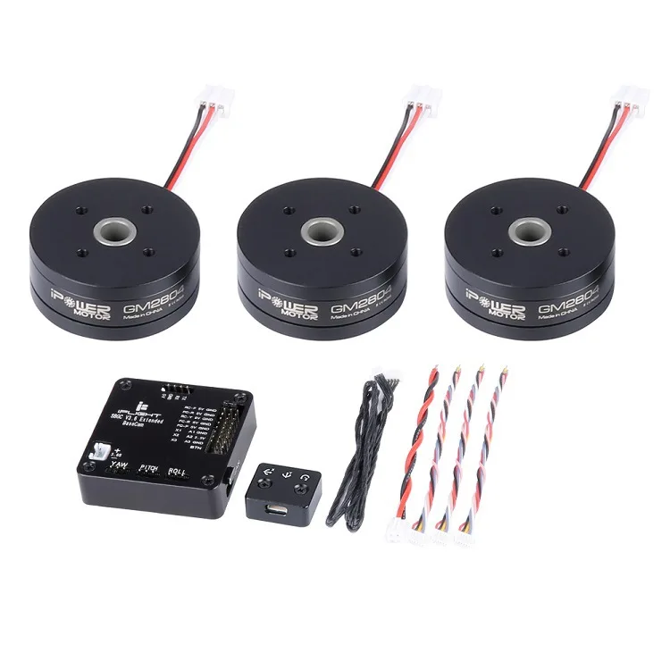 Iflight Ipower AlexMos 32 бит Расширенный BGC с GM2804H-100T GM2804 бесщеточный мотор комбо набор встроенная рамка IMU для Gopro