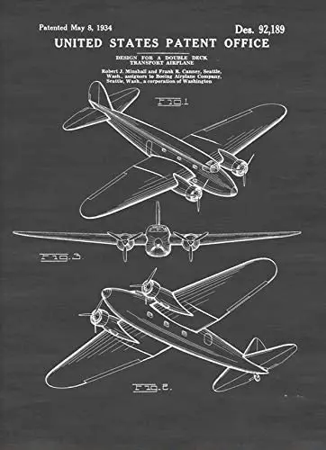 

Metal Sign Boeing 247 Airplane Blue Poster Pilot Gift Garage Home Bar Pub Retro Sign Cute Sign for Boyfriend