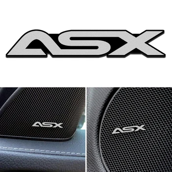 

3D Car Speaker stereo aluminum badge emblem Sticker for mitsubishi ASX outlander pajero lancer Car Accessories Styling