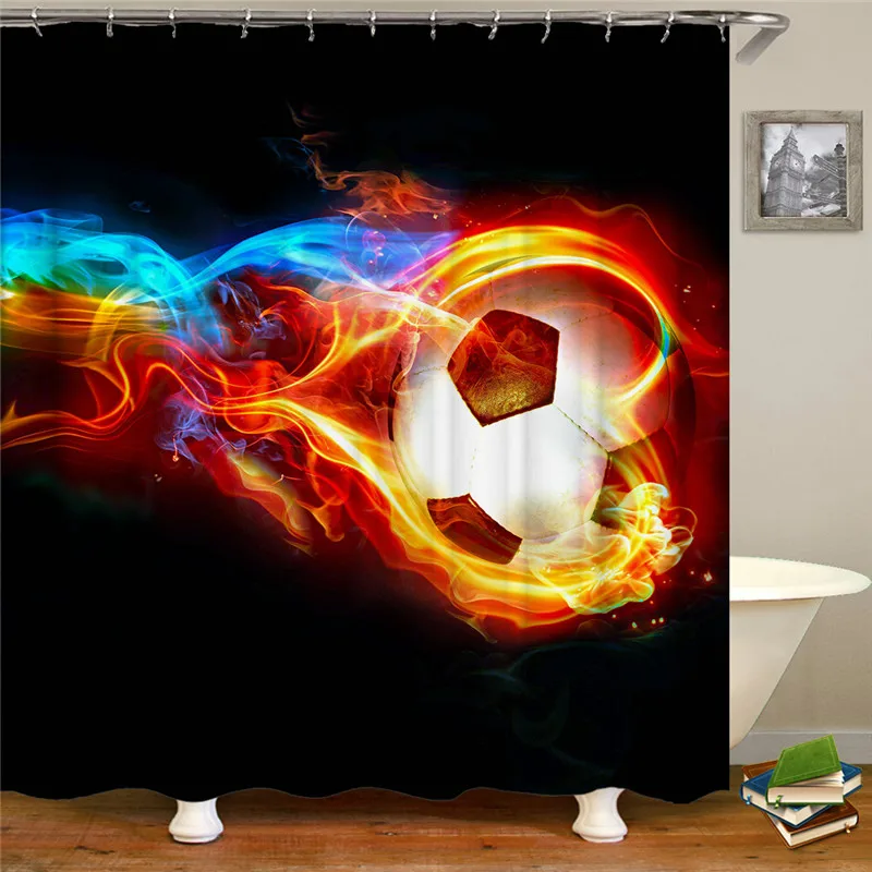 

Starry sky Printed Shower Curtains Set Polyester Fabric Waterproof High Quality Bath Curtain Bathroom Screen Curtain