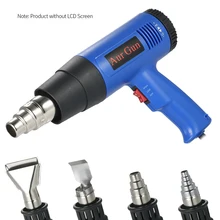 1800 Вт Регулируемая температура горячего воздуха пистолет быстрый нагрев профессиональный фен для волос горячий пистолет пайка тепловой пистолет воздуходувка 4 насадки AC220V