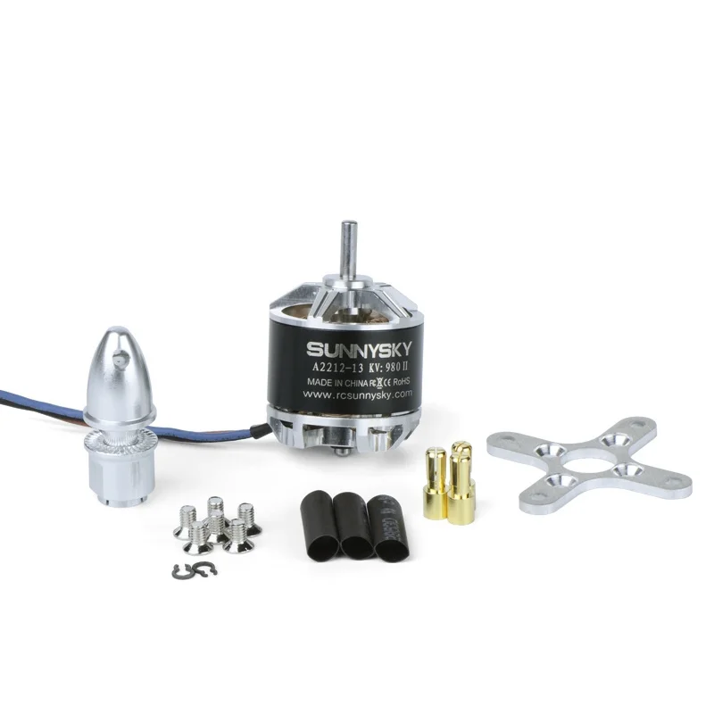 SUNNYSKY A2212 2212 KV980 KV1400 KV2450 II бесщеточный двигатель для радиоуправляемых моделей