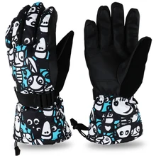 Лыжные перчатки Нескользящие Водонепроницаемые зимние теплые перчатки для верховой езды