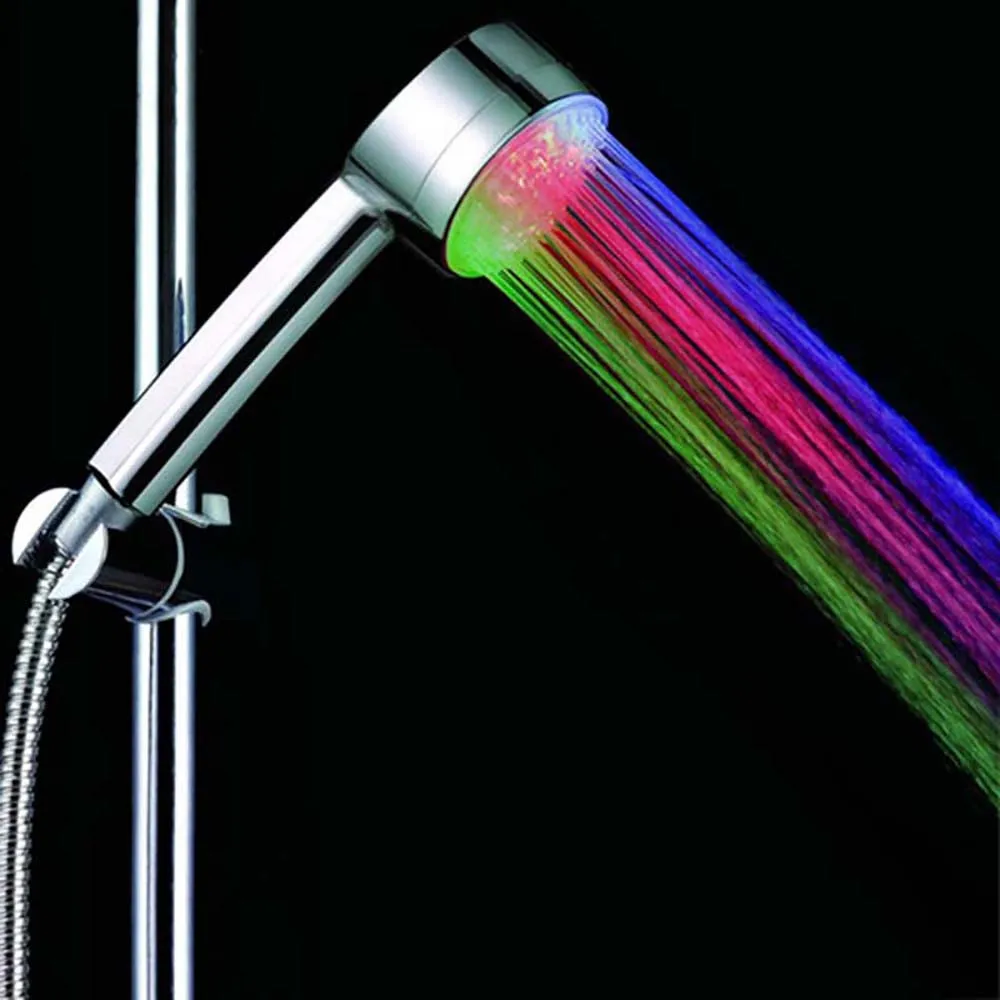 

Automatic 7Color Changing LED Bathroom Shower Head Water Home Glow Bathroom душ экономия воды luxury shower heads