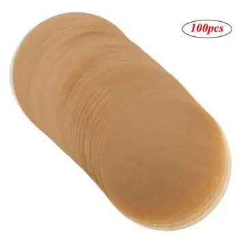 

100Pcs/lot Air Fryer Liners Round Square Non Stick Baking Barbecue Papers Mat for Grill /Steaming/Barbecue Kitchen Accessories