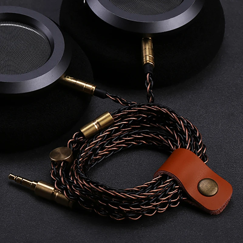 Core Cabo de Prata para Headphone 12 Jack 3.5 mm 2.5 mm 4.4 mm Balance Upgrade Cabos de Substituição 1.4m Personalidade Openheart8 - Image 6