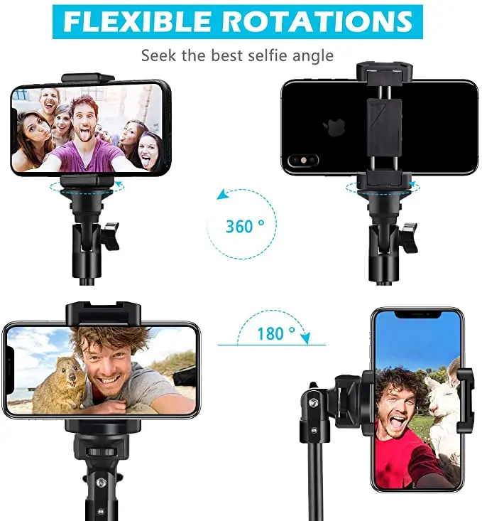 Selfie Phone Stick Tripod UBeesize 63