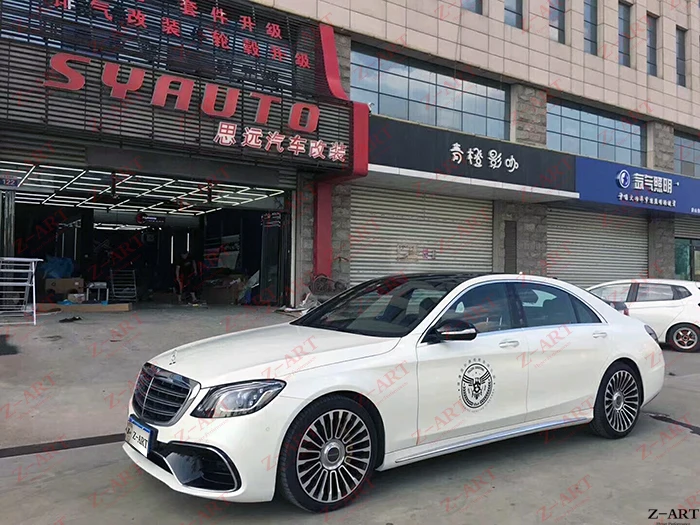 Z-ART пластиковый набор для тюнинга кузова для Mercedes Benz W222- Для AMG S63 Комплект кузова для Mercedes Benz S класс модифицированный Комплект кузова