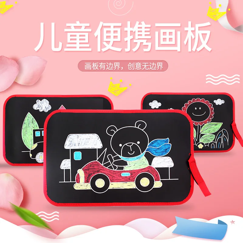 

Children Doing Homework Portable Magic Graffiti Wipable-Small Drawing Board Baby Educational Early Childhood Calligraphy Reading