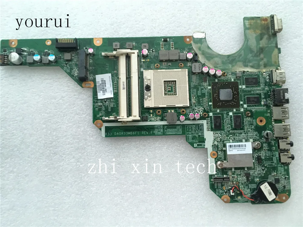 

yourui For HP G4-2000 G6-2000 G7-2000 Laptop motherboard DDR3 680569-001 680569-601 DA0R33MB6F1 Fully tested