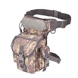 ACU Military Tactical Molle Drop Leg Bag Tool Fanny Thigh Pack Hunting Bag Waist Pack Hiking Riding Men Camping Military Nylon Packs - Цвет: ACU