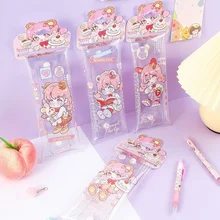 

Korean Stationery Pencil Bag пенал Pencil Pouch Planner Accessories Bts Merch Back To School Pouches Stationery Holographic