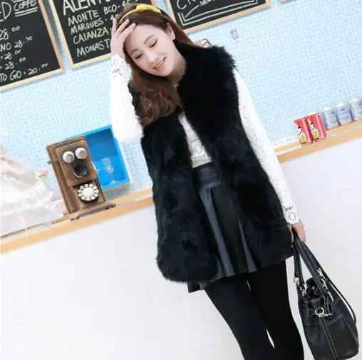 Nieuwe 2020 Winter vrouwen Faux Bontjas Kunstmatige Bont Vest Furry Vesten Femme Jassen Plus Size Warme Nep Bont gilet Q968 Nieuwe 2020 Winter vrouwen Faux Bontjas Kunstmatige Bont Vest Furry Vesten Femme Jassen Plus Size Warme Nep Bont gilet Q968