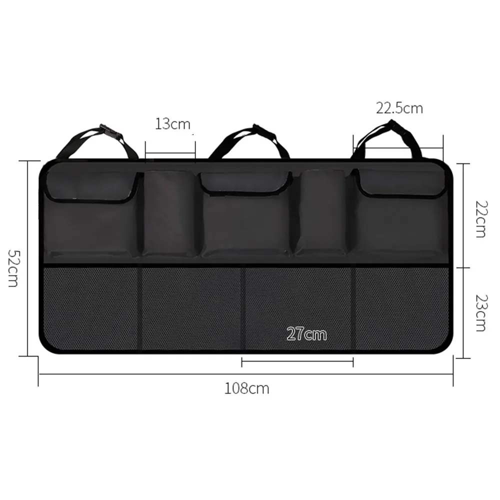  KAWOSEN Big Size Car Trunk Bag for SUV MPV Universal Back Seat Organizer Car Seat Organizer Accesso