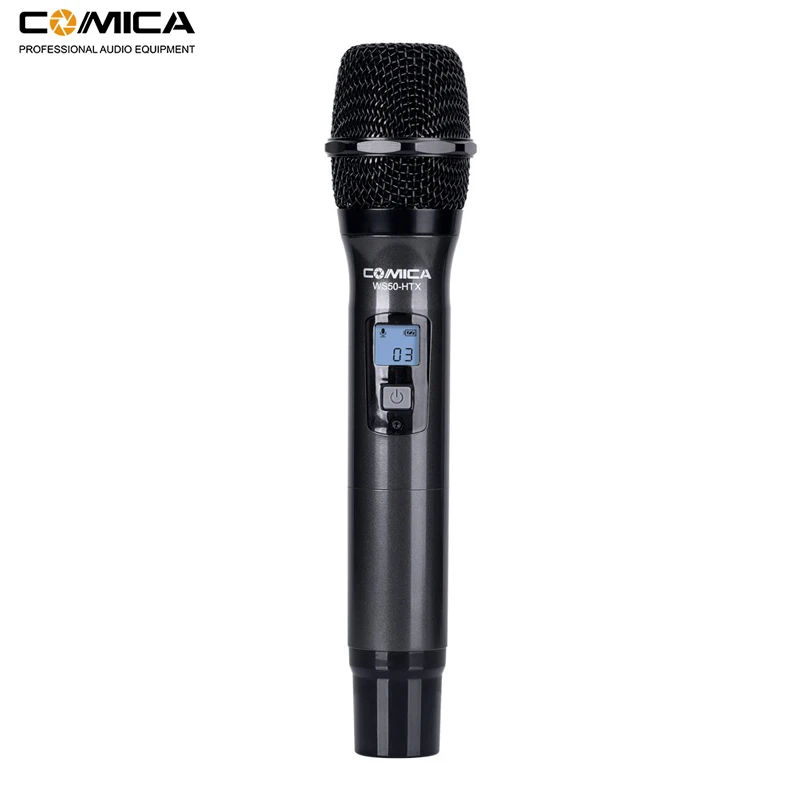 Comica CVM-WS50(A) 6 каналов смартфон беспроводной петличный микрофон системы для iPhone samsung huawei телефонов/DSLR камер - Цвет: HTX