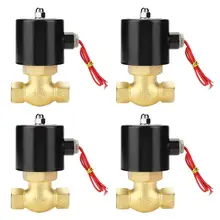Solenoid Valve G1/2" 2 Way NC Brass Steam Solenoid Valve Hi-Temp Electric Magnetic Valve 1.5MPa
