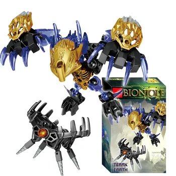 

BIONICLE 74pcs Terak Creature of Earth Figures Building Block Toy For Boy Compatible All Brands 71304 BIONICLE Gift