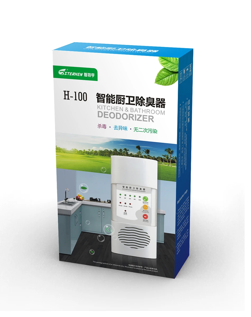 Sterhen освежитель воздуха для ванной комнаты, домашний озоновый генератор, небольшой очиститель воздуха для дома, дезодорирующий