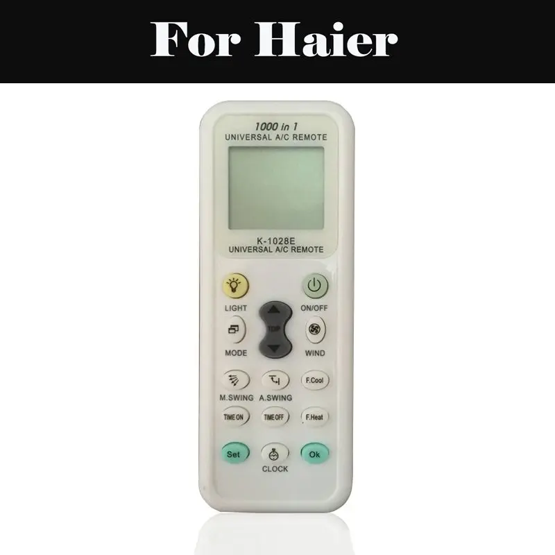 

Universal Air Condition LCD A/C Muli 1028E Remote Control Low Power For Haier HW-18L3H HW-18CH5CNA HSU-19CXBW3ANB HSU-19CXAS5N