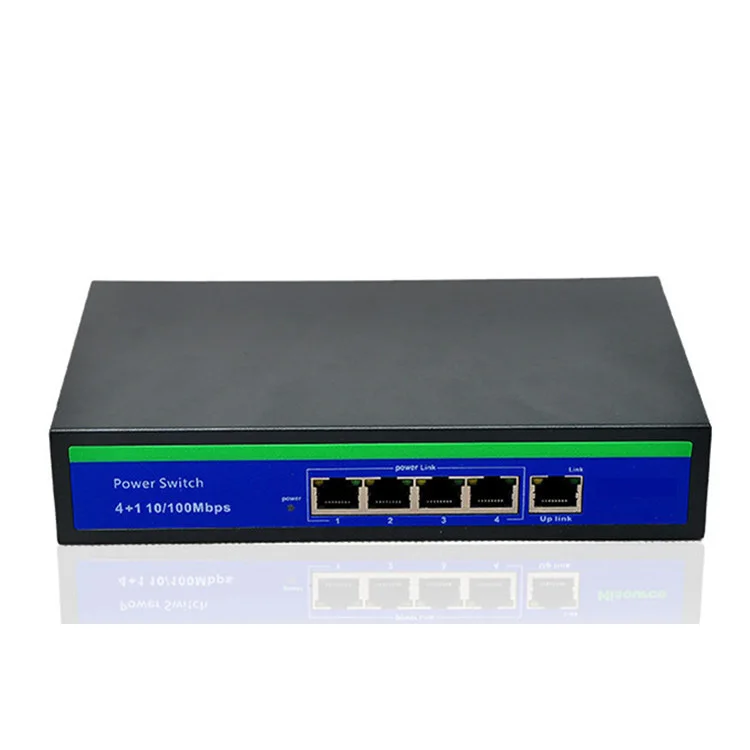 

Built in 24V power supply 4 port 100Mbps passive mini poe switch