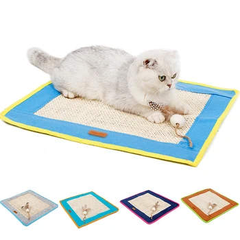 

Sisal Cat Scratcher Board Scratching Post Mat Toy Soft Bed Mat Claws Care Pet Toys Scratching Protecting Furniture Post Toys Hot