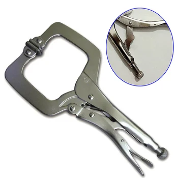 

5Pcs Pliers 11inch Carbon Steel Pliers C-shaped Clamp With Equal Strong Grip Pressure Brand New Tool Accessories