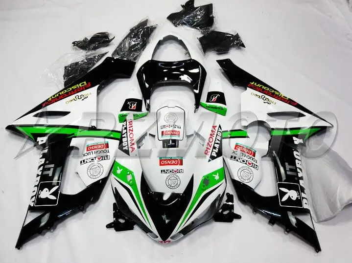 Высокое качество ABS Полный обтекатели комплект подходит для kawasaki Ninja ZX6R 636 2005 2006 6R 05 06 Italy Обтекатель Набор Италия