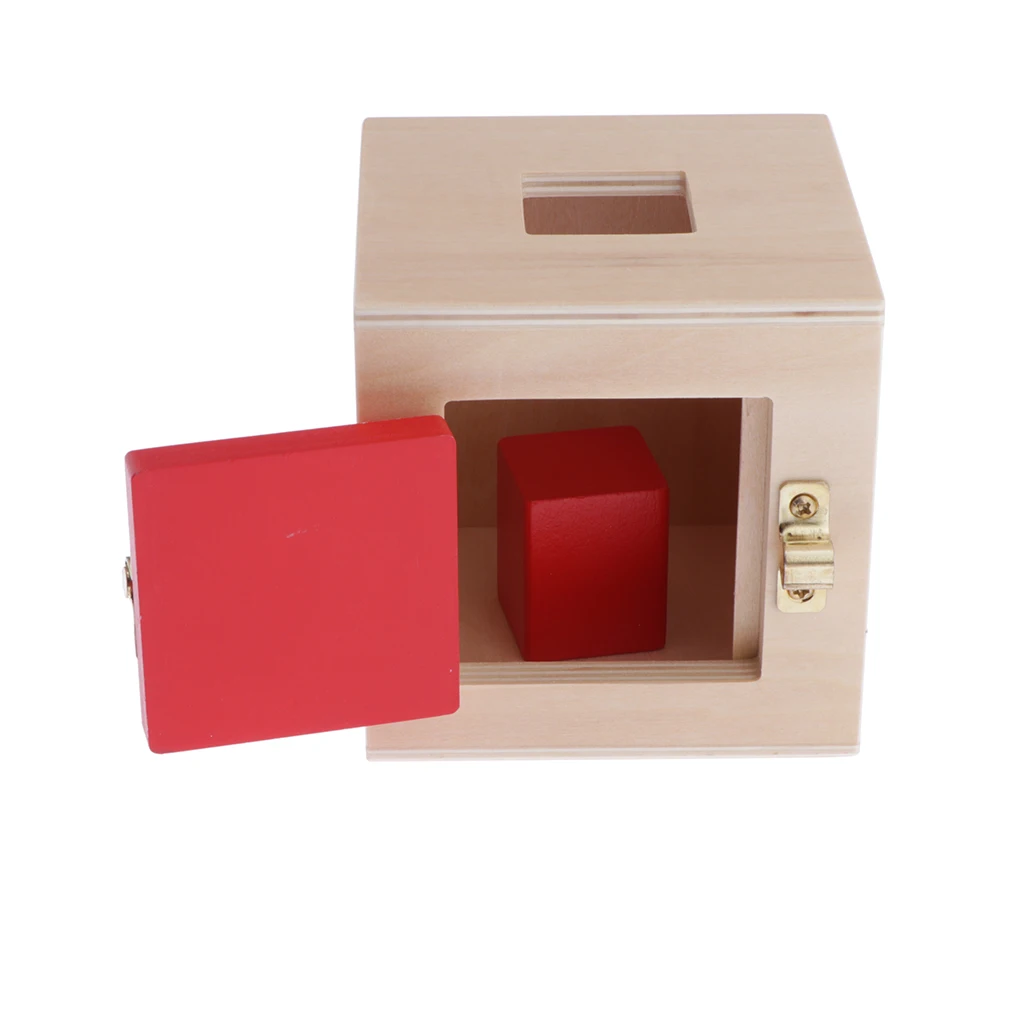 Wooden Montessori Materials Lock Exercises for Preschool Early Learning Toy, Kids Toddlers Early Development