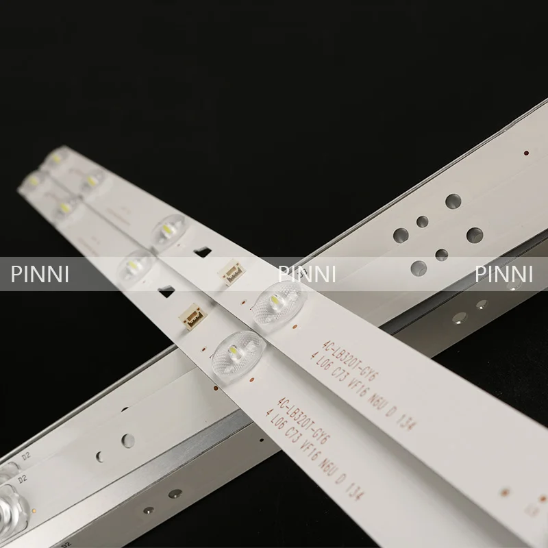 1set =2 pieces W32Sled backlight for JL.D32061330-004AS-M 4C-LB320T-JF3 4C-LB320T-GY6 Screen LVW320CSDX E13 V57 LVW320CSDX