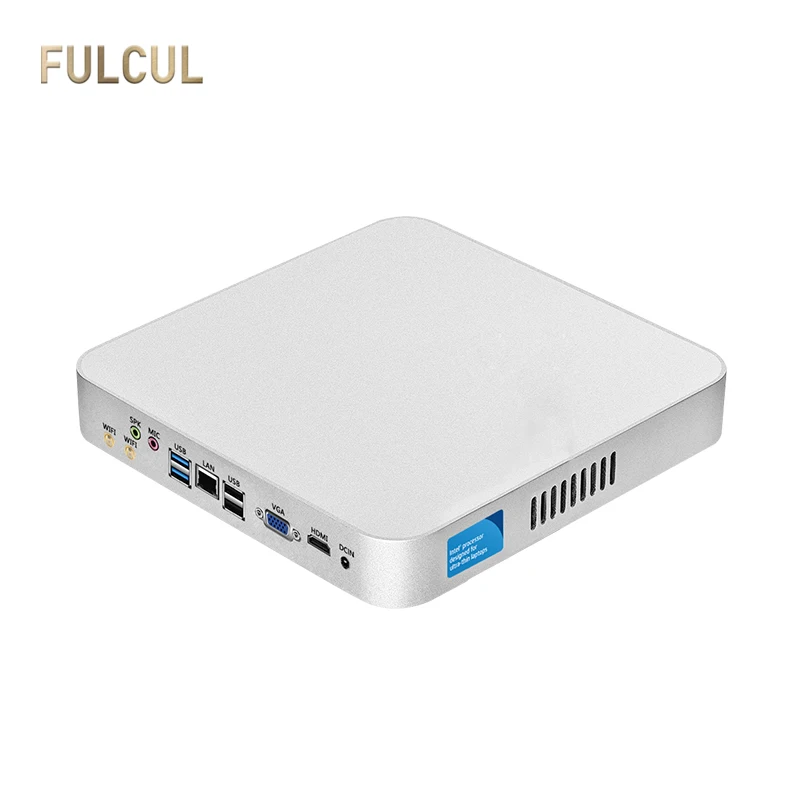 

Fan Mini PC Intel Core i7 4500U i5 4200U i7 5500U Desktop HTPC Nuc HDMI VGA 6*USB LAN 300M WiFi Office Home Computer