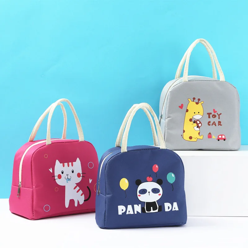 

1PCs Cooler Bags Functional Lunch Tote Reusable Leakproof Insulated Lunch Bag Cooler with Zipper for Work Picnic Outdoor Travel