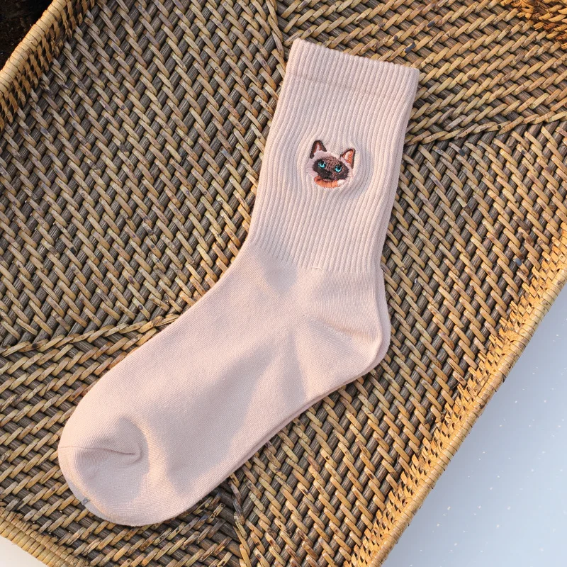 Носки мужские новые модные носки женские Харадзюку женские длинные хлопковые носки забавные носки в стиле хип-хоп однотонные женские осенне-зимние носки