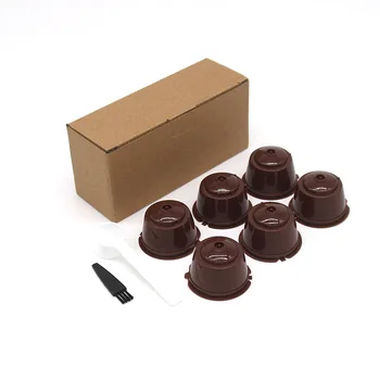 

Nespresso Coffee Capsule Fliter for DOLCE GUSTO Nestle Capsules Coffe Maker Accessories Parts 6psc/Set with Spoon Brush Kitchen
