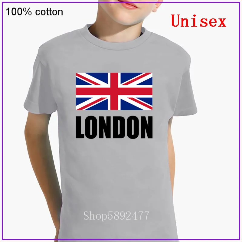 2020 Новое поступление черная футболка с флагом Великобритании Лондона Hombre