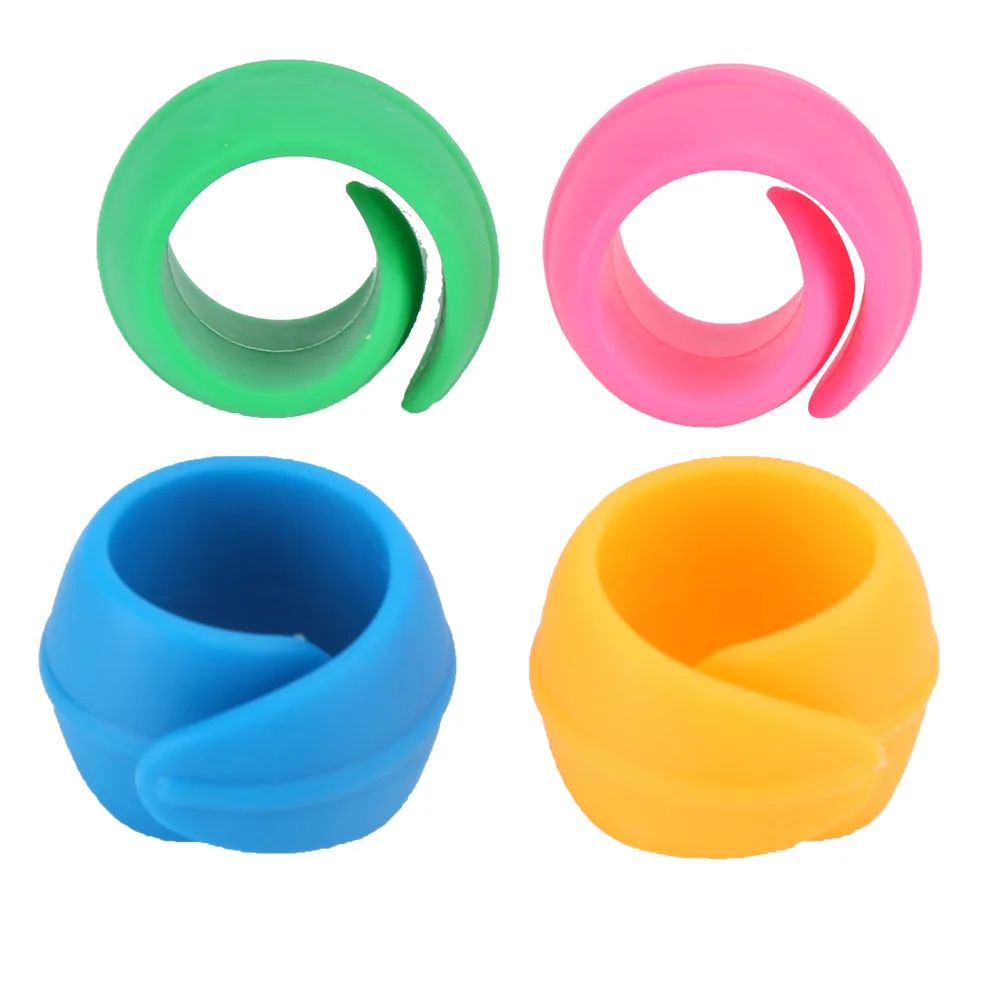 40Pcs Spool Huggers Clip Silicone Colorful Bobbins Clips Sewing Thread Reel Clip Silicone Threads Sewing Spool Clips Accessories